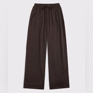 Abercrombie & Fitch Brown Wide-Leg Trousers